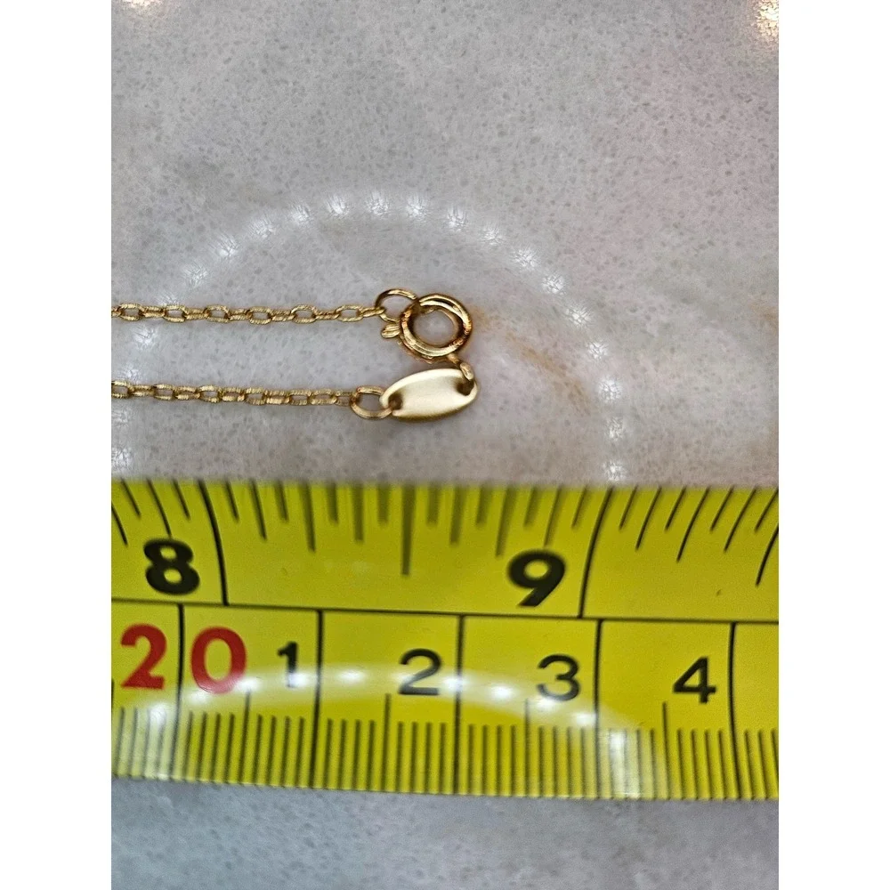 Gold Tone Round Faceted‎ Crystal Pendant Necklace Fashion Jewelry - Picture 5 of 8
